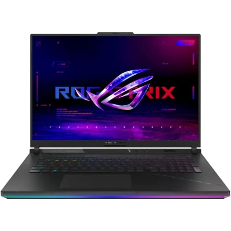 ASUS ROG Strix G18, 18" Gaming-Laptop mit 2,5k WQXGA 240Hz IPS Display, Intel Core i9-14900HX, 32 GB RAM, 1 TB SSD, NVIDIA RTX 4080, Windows 11, QWERTZ Tastatur, Eclipse – Bild 1