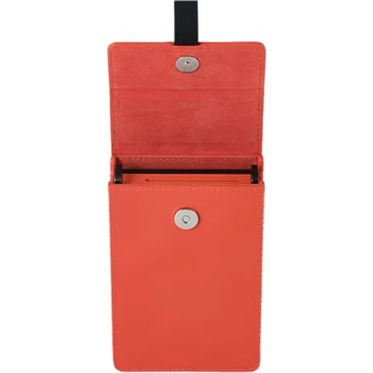 FUJIFILM instax mini Link+™ Printer Case, Orange, Tasche mit Leinenstruktur und Aufklappdeckel für den optimalen Transport – Bild 2