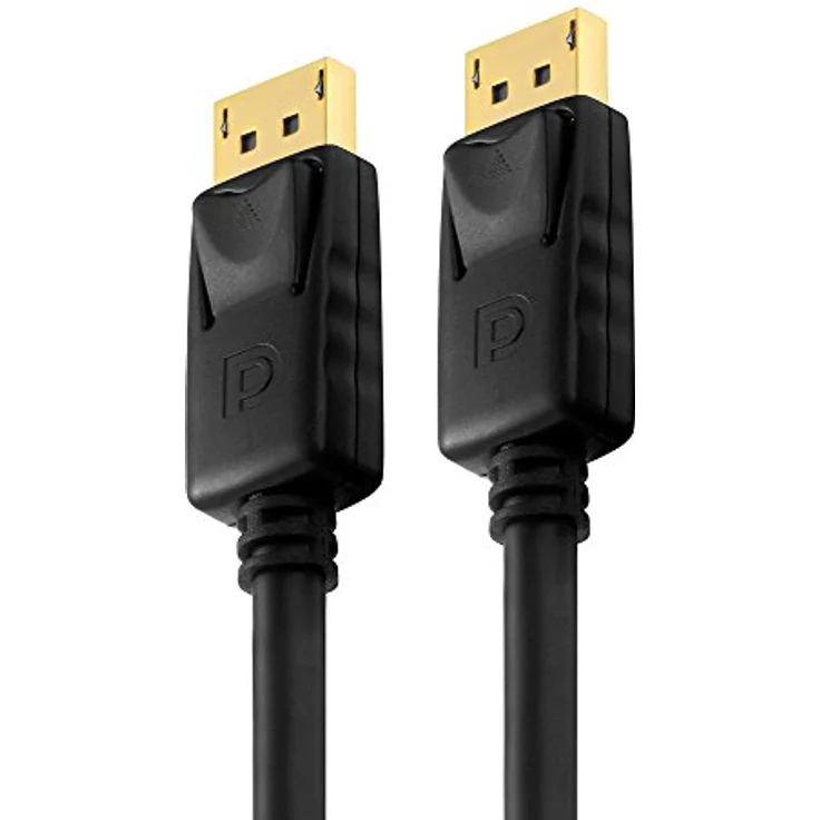 PureLink PI5000-075 DisplayPort Verbindungskabel (4K UltraHD (2160p), Ethernet), DisplayPort Stecker (20pin) auf DisplayPort Stecker (20pin), zertifiziert, 7,50m, schwarz – Bild 3
