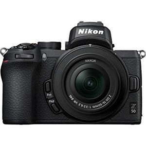 Image for Nikon Z 50 KIT DX 16-50 mm 1:3.5-6.3 VR Kamera im DX-Format (20,9 MP, OLED-Sucher mit 2,36 Millionen Bildpunkten, 11 Bilder pro Sekunde, Hybrid-AF mit Fokus-Assistent, ISO 100-51.200, 4K UHD Video)