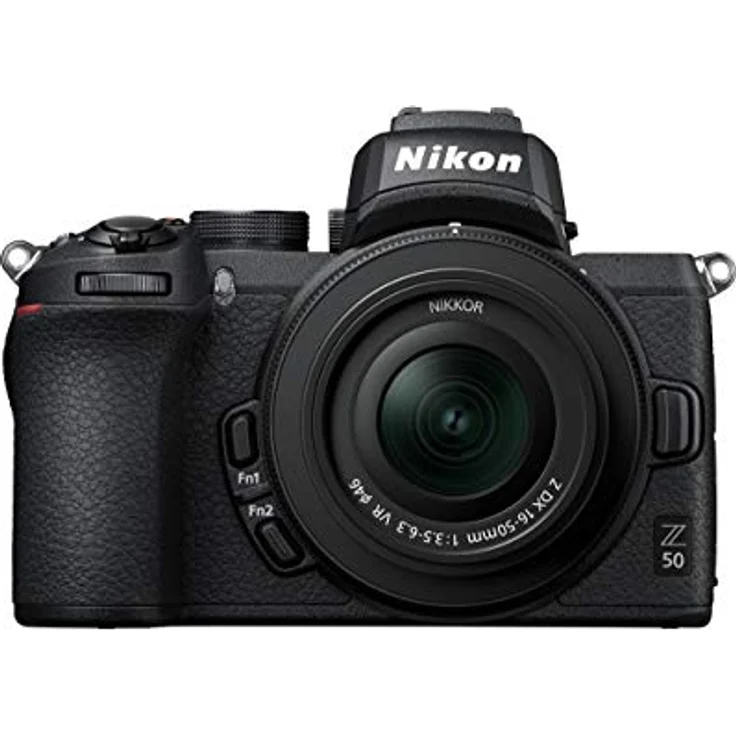 Nikon Z 50 KIT DX 16-50 mm 1:3.5-6.3 VR Kamera im DX-Format (20,9 MP, OLED-Sucher mit 2,36 Millionen Bildpunkten, 11 Bilder pro Sekunde, Hybrid-AF mit Fokus-Assistent, ISO 100-51.200, 4K UHD Video) – Bild 1