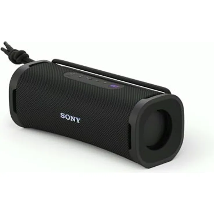 Sony ULT Field 1 - Kabelloser tragbarer Bluetooth-Lautsprecher mit ULT Power Sound, kraftvollem Bass, IP67, wasserdicht, staubdicht, stoßfest, 12h Akku, klare Gesprächsqualität, Outdoor- Schwarz