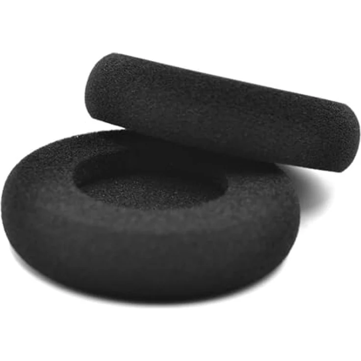 INF Ersatz-Ohrpolster für GRADO SR60/SR80/SR125/SR225/M1/M2, Ergonomisches Design aus weichem Schaumstoff, Schwarz – Bild 4
