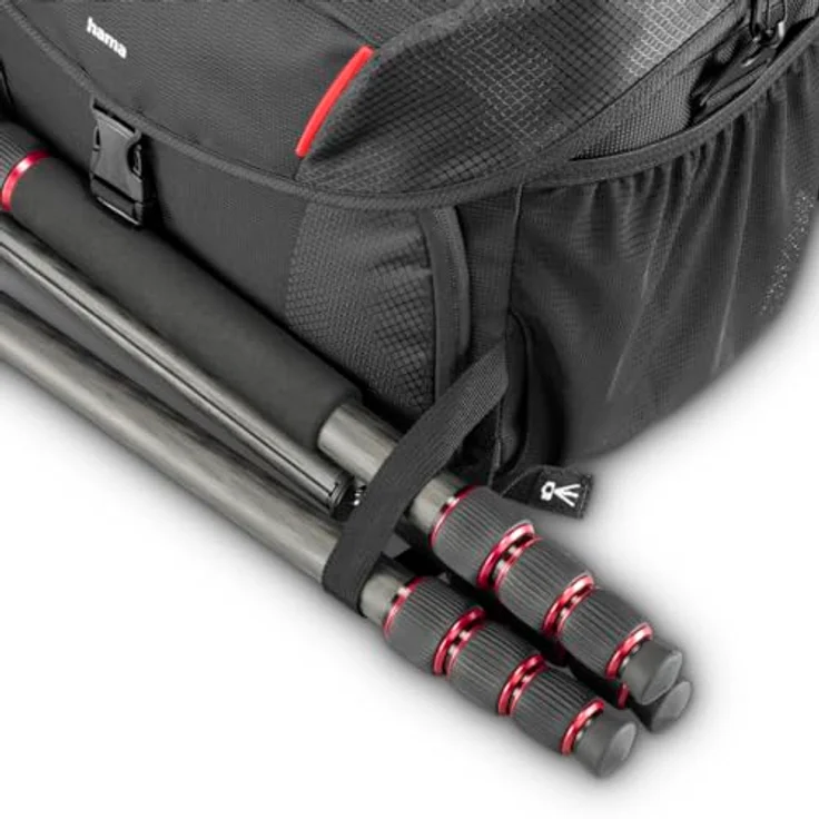 Hama Phoenix (Kamera Schultertasche), Schwarz, Tasche für digitale SLRs und System-Kameras, mit vielen Fächern und verstellbaren Inneneinteilern – Bild 6