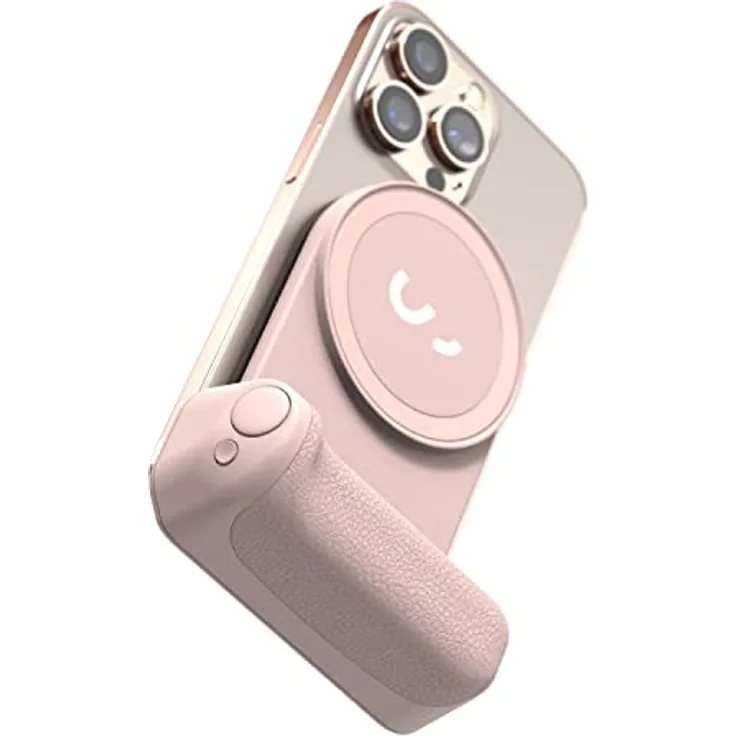 ShiftCam SnapGrip – mobiler Batteriegriff mit kabellosem Auslöser – magnetische Halterung lässt Sich an jedem Telefon befestigen – integrierte Powerbank mit kabellosem Qi-Laden