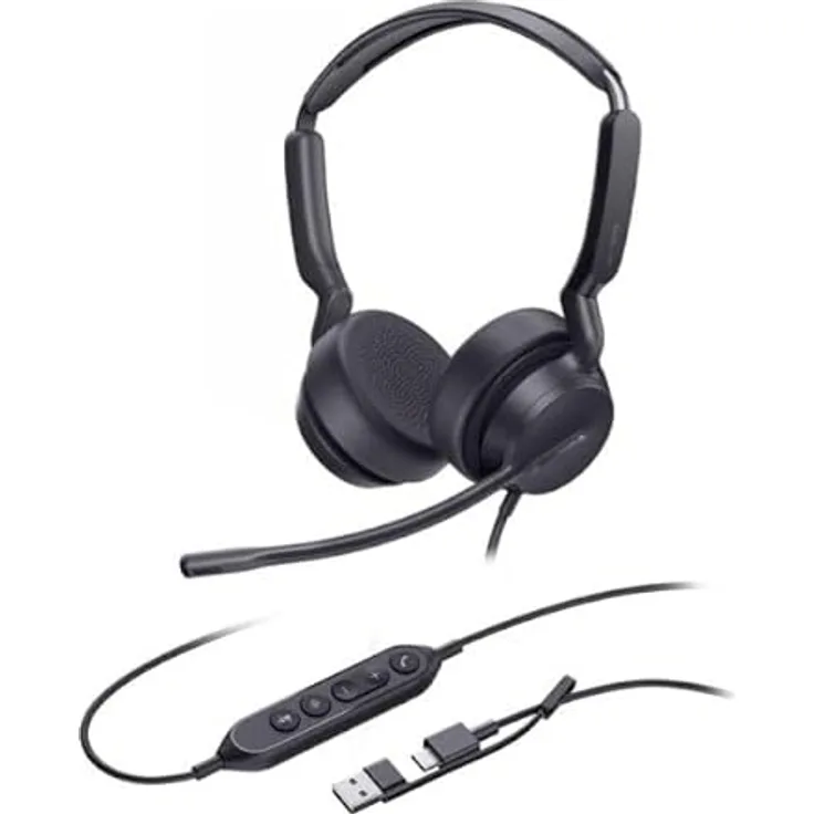 Yealink UH42 Dual UC USB-C/A, Headset mit hoher Audioqualität und komfortablem Design