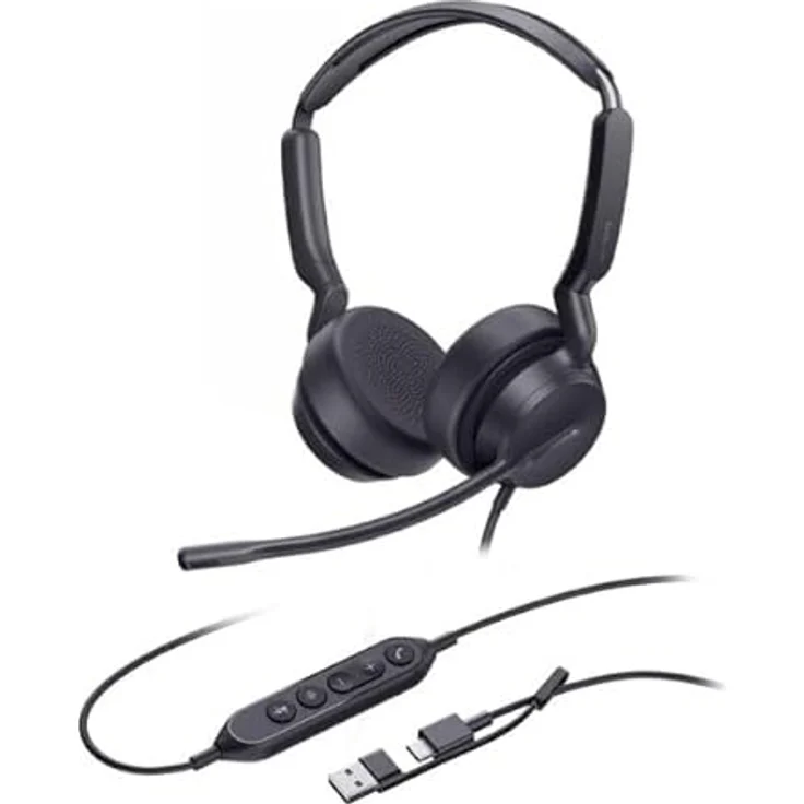 Yealink UH42 Dual UC USB-C/A, Headset mit hoher Audioqualität und komfortablem Design