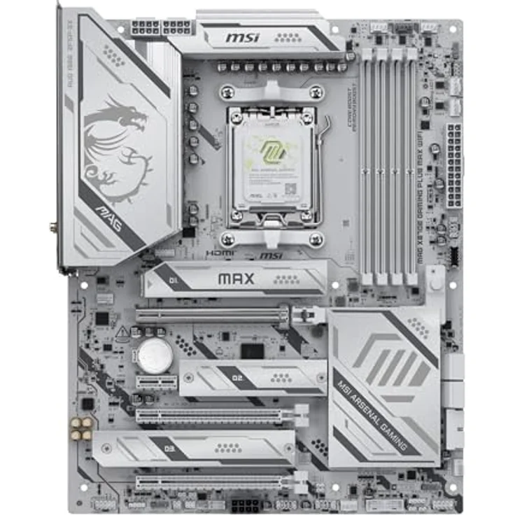 MSI MAG X870E Gaming Plus MAX WiFi, Mainboard mit WLAN-Konnektivität für Gaming-Systeme – Bild 2