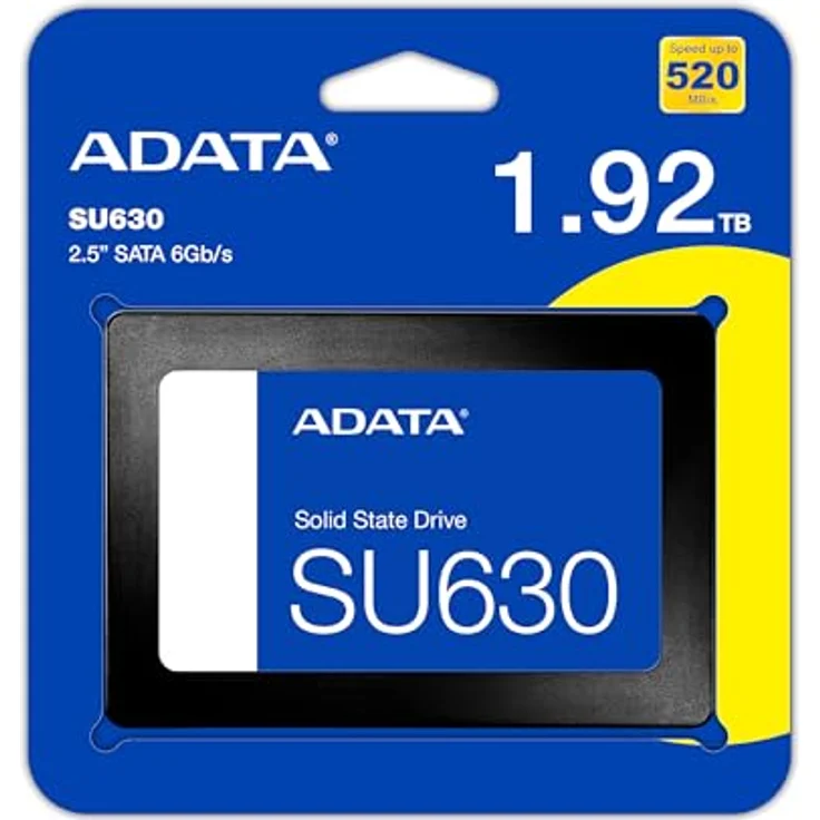 ADATA Ultimate SU630 - Solid-State-Disk - 1.92 TB - intern - 2.5 Zoll (6.4 cm) - SATA 6Gb/s - Schwarz (ASU630SS-1T92Q-R) – Bild 6