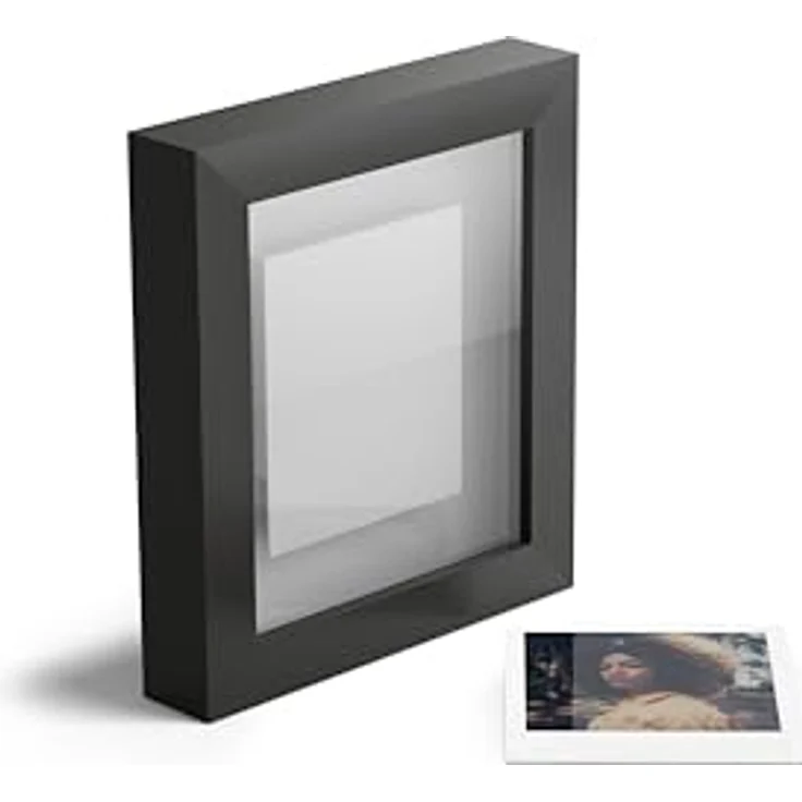 Polaroid Photo Album, Sofortbildfilm, quadratisches Format für 40 oder 160 Fotos, Schwarz – Bild 3