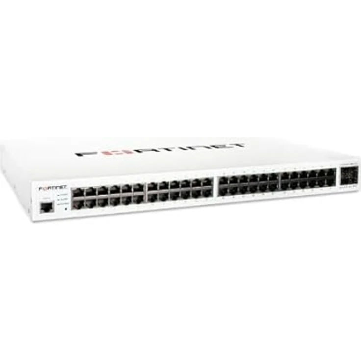 Fortinet FortiSwitch FS-148E-POE Ethernet-Switch (48 Ports, verwaltbar, 2-Layer-Unterstützung, modular, 4 SFP-Steckplätze, optische Faser, Twisted Pair, 1U hoch, Rack-montierbar) – Bild 3