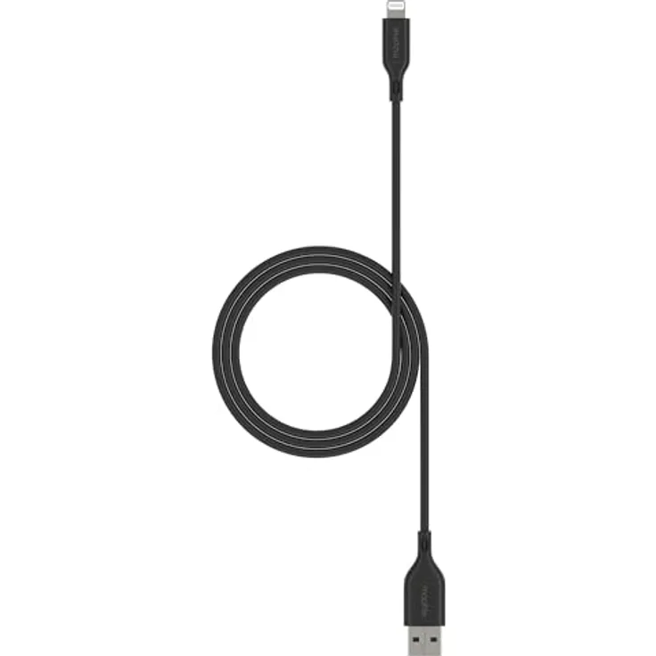 Zagg mophie Essentials USBA Lightning Kabel, 2m, USB 3.0, 12W, Schwarz