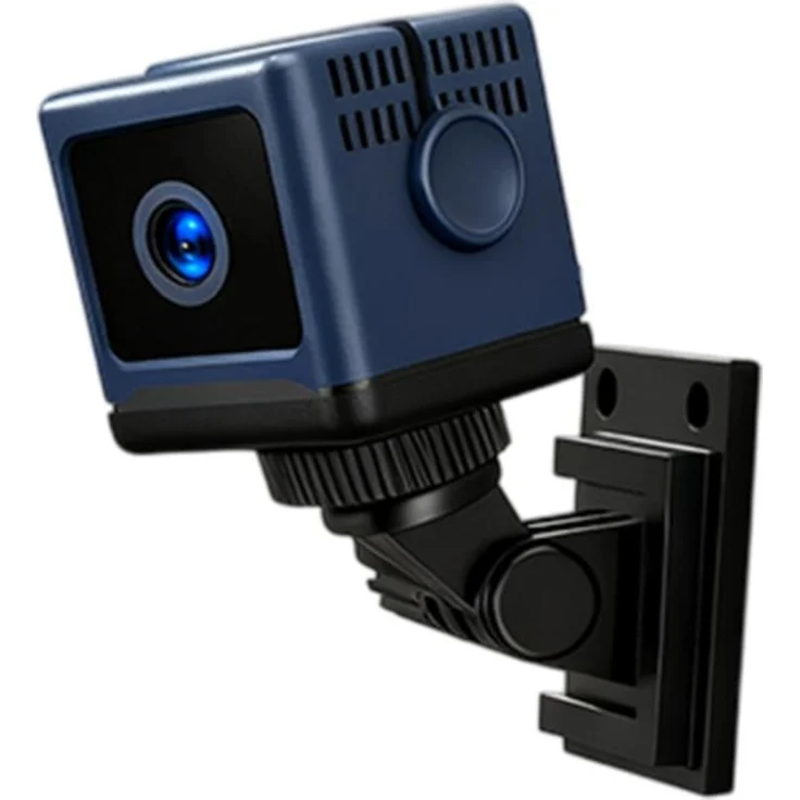 INF Mini WLAN Kamera 1080P, Akkubetrieben, PC+ABS, 8cm x 5cm x 5cm, Innenraumüberwachung mit Dual-App und Nachtsicht
