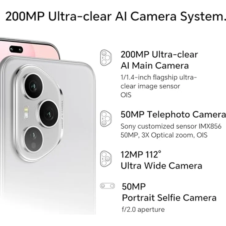 HONOR 400 Pro 512 GB Lunar Grey Dual SIM – Bild 5