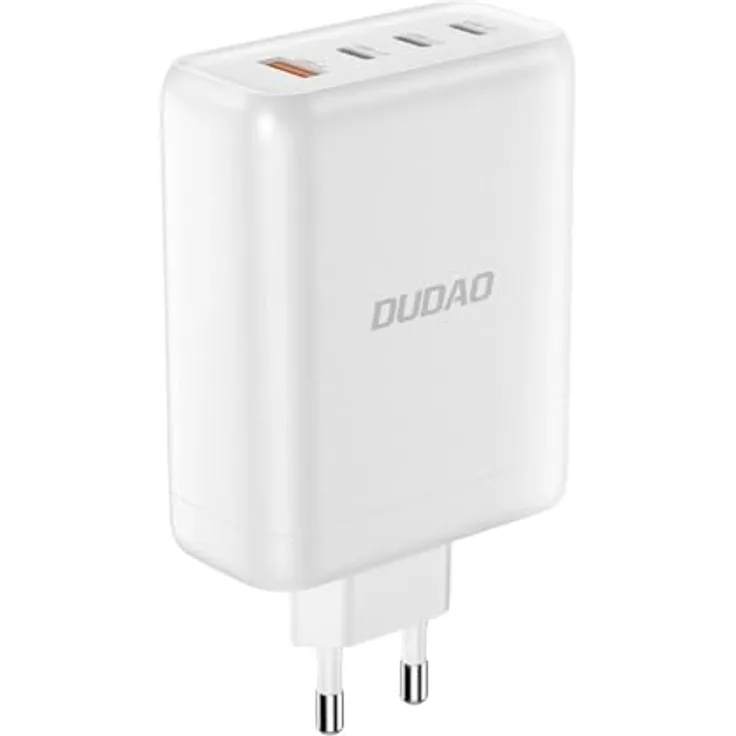 COFI 1453 Dudao A140EU Schnelladegerät USB-A / 3xUSB-C PD 140W Wandladegerät - Weiß 