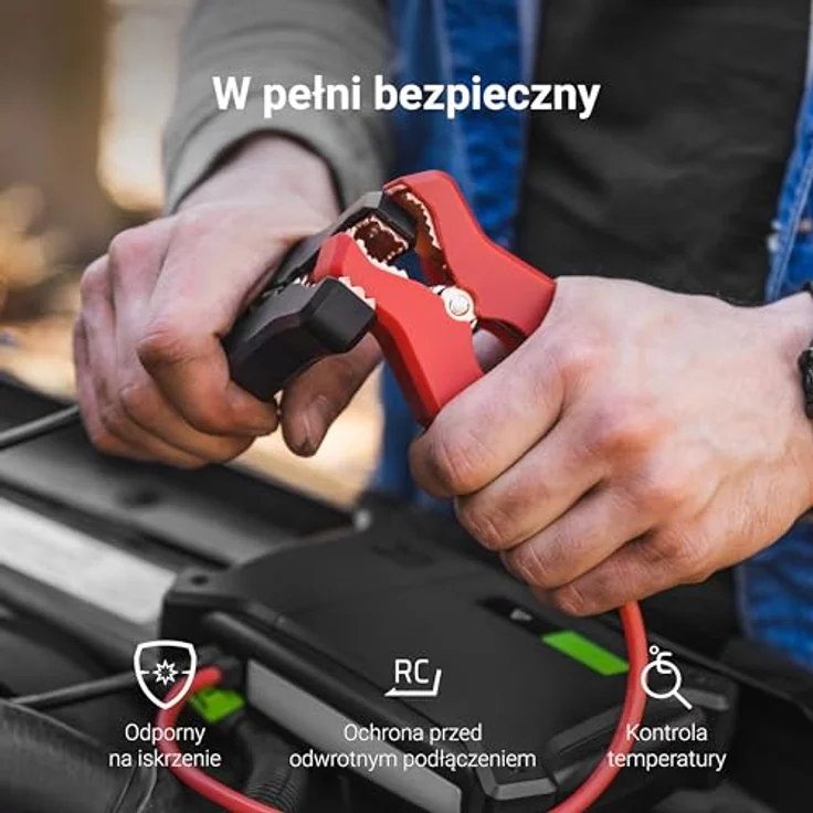 GreenCell GC PowerBoost Powerbank (16000 mAh, 80 W, 59.20 Wh) mit Schnellstartsystem, Schwarz – Bild 5