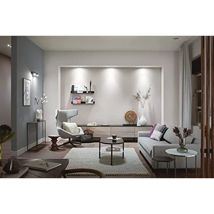 Philips Lighting Hue LED-Deckenstrahler 871951434290300 Hue White & Color Ambiance Centura Einbauspot 3 flg. schwarz 3x350lm GU10 17.1W – Bild 6