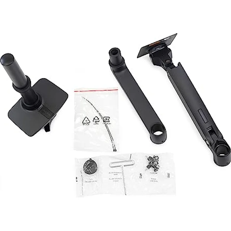 Ergotron LX Monitor Arm mit hoher Säule, Tischhalterung für Monitore bis 86,4 cm (34"), max. Traglast 11,3 kg, schwarz – Bild 7