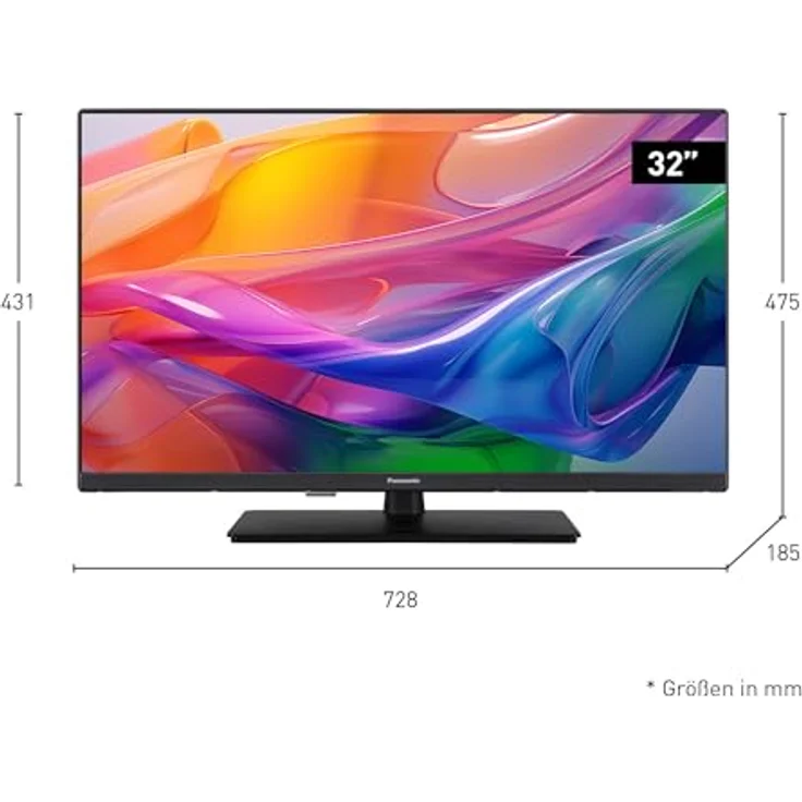 Panasonic TV-32S50AEZ, S50A Serie 32 Zoll HD LED Smart TV, 2024, Fire TV, HD Color Engine, HDR, Alexa-Sprachsteuerung, Gaming-Modus, Media Player, schwarz – Bild 2