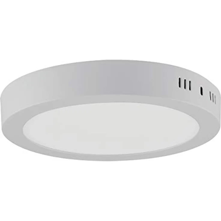 ENERGMiX 18w LED Deckenleuchte Panel Rund Ø 220mm Kaltweiss - Modernes Aufputz Oberputz Design – Bild 1