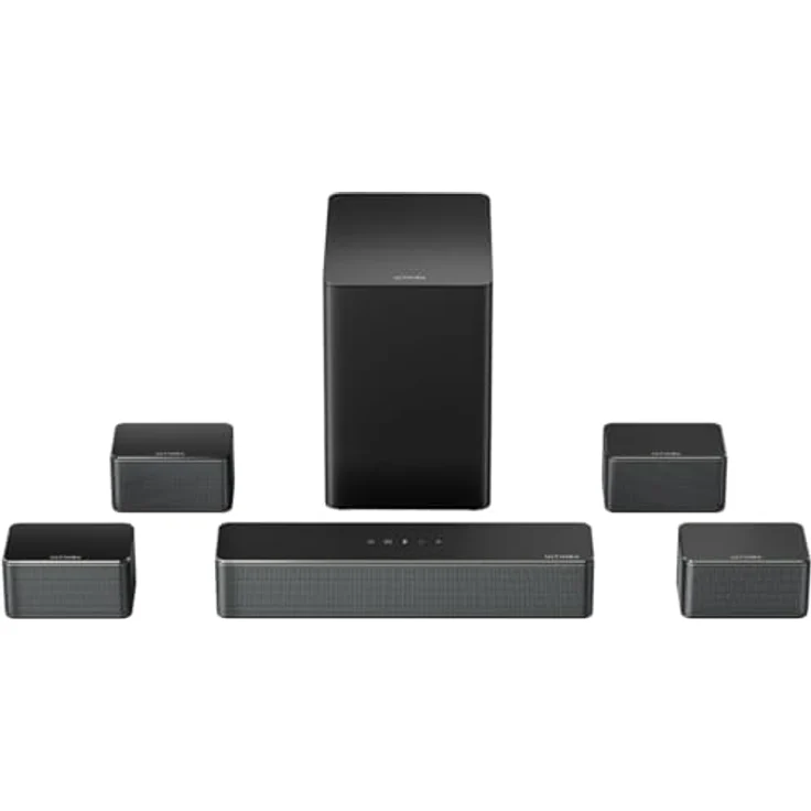 Ultimea Poseidon D70 7.1 Soundbar mit Bluetooth, 410 Watt Leistung und 6,5-Zoll Subwoofer – Bild 1