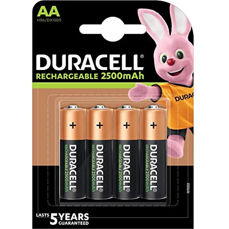 Duracell PreCharged HR06 Mignon (AA)-Akku NiMH 2500 mAh 1,2V 4St. – Bild 2