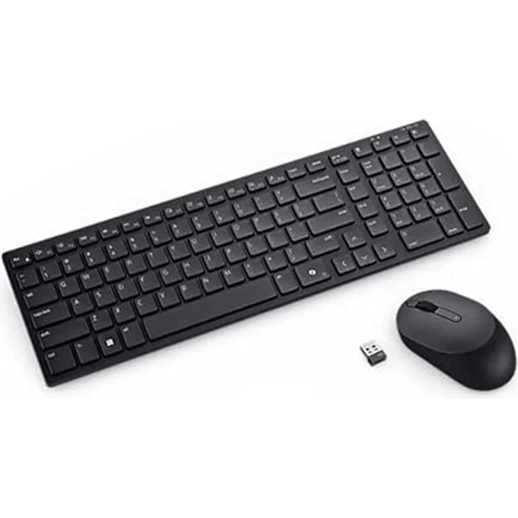 Dell KM555, leise Tastatur und Maus, Spanisch (QWERTY) – Bild 1