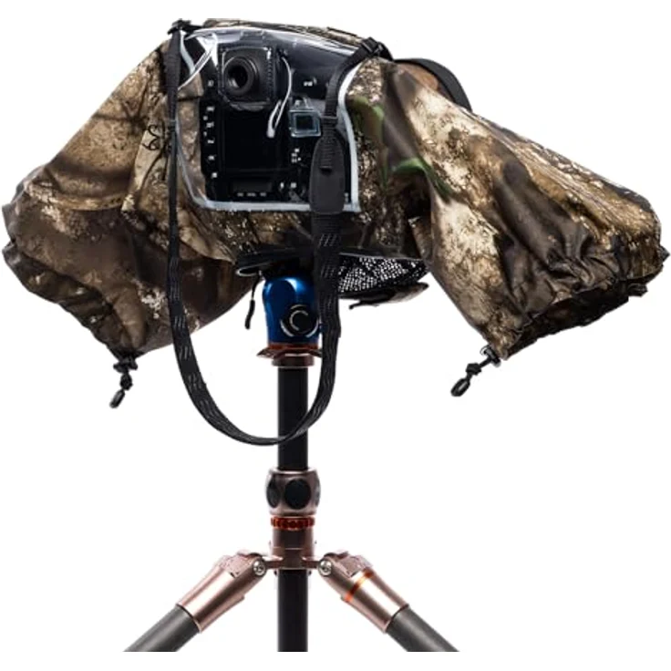 Think Tank Hydrophobia D 24-70 V3, Regenschutz für Kameras mit Realtree APX Camo-Muster, 3-lagiges material, nahtversiegelt – Bild 4