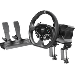 MOZA RACING R3 Racing Set, Gaming-Lenkrad für XBOX und PC mit DD R3 Wheelbase, 22 programmierbaren Tasten und SR-P Lite Pedalen, Schwarz