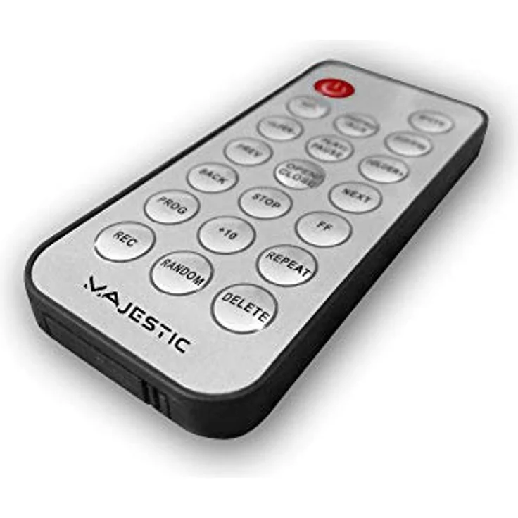 Majestic TT 38R CD TP USB SD Plattenspieler 33/45/78 U/min, CD/MP3-Player, Kassette, USB/SD Recorder, schwarz – Bild 4
