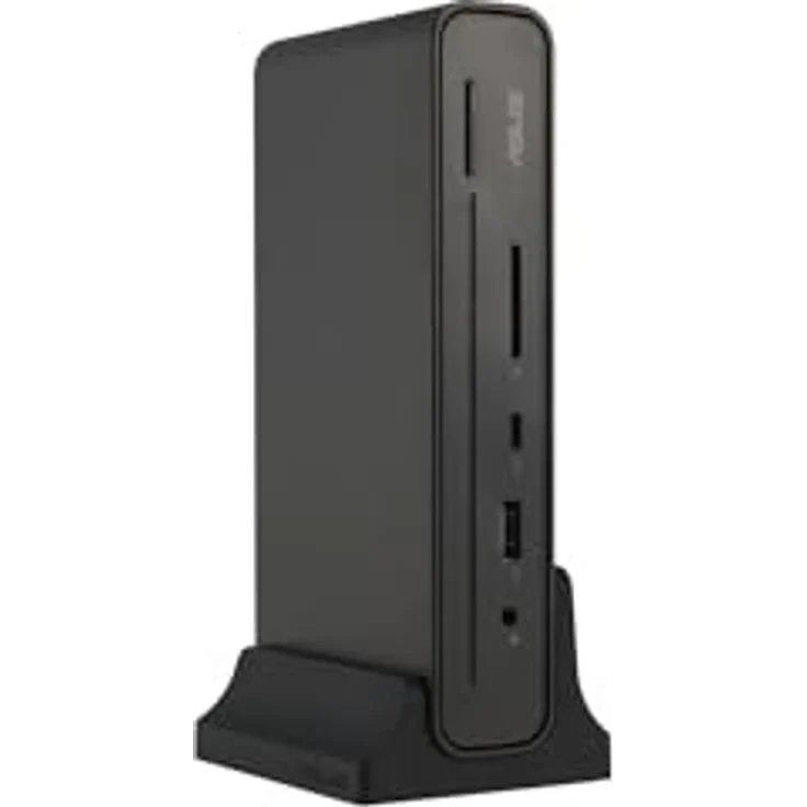 ASUS DC300 Dockingstation, Laptop-Dockingstation mit USB-C Alt Mode oder Thunderbolt Anschluss, Schwarz – Bild 2