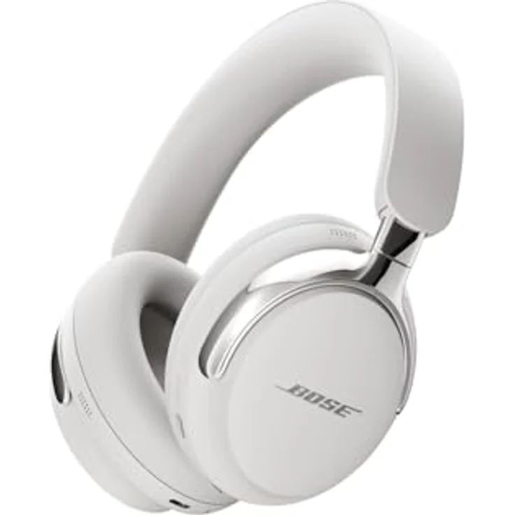 Bose QuietComfort Ultra Bluetooth-Kopfhörer (2. Gen.), Over-Ear-Noise-Cancelling mit räumlichem Klang, integriertes Mikrofon, bis zu 30 Stunden Wiedergabedauer, Rauchweiß – Bild 1