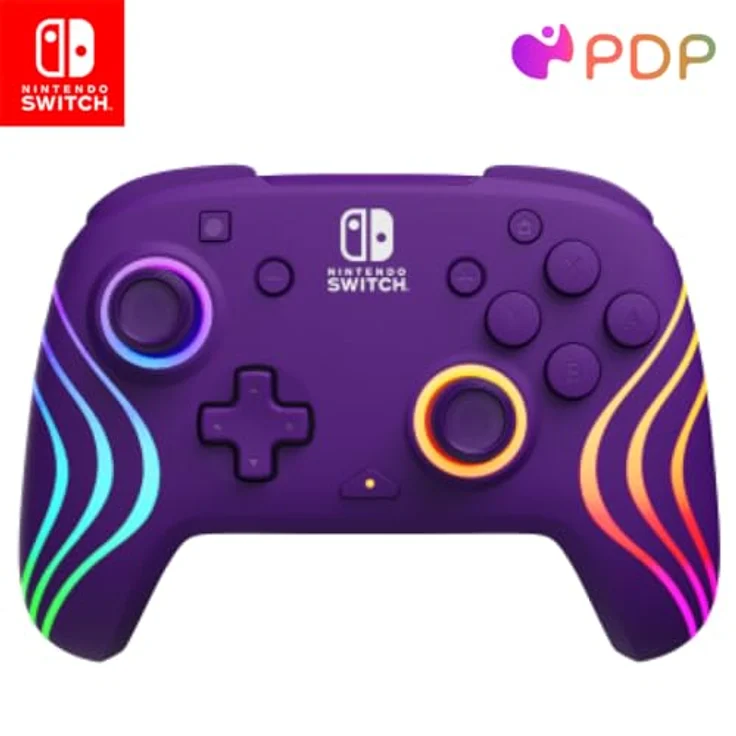 Official Afterglow Wave Wireless Controller Nintendo Switch - Purple – Bild 1