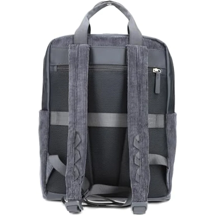 Zwei LOU LUR160 Unisex Rucksack, Laptoprucksack mit gepolstertem Laptopfach, 10 Liter Fassungsvermögen und abnehmbarer Mini-Bag (cord-polar) – Bild 3