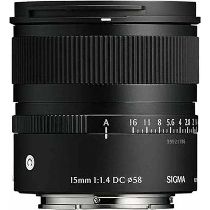 SIGMA 15mm f/1.4 DC Contemporary Weitwinkel-Objektiv, kompatibel mit Fujifilm X, mit Bouchon und étui – Bild 3