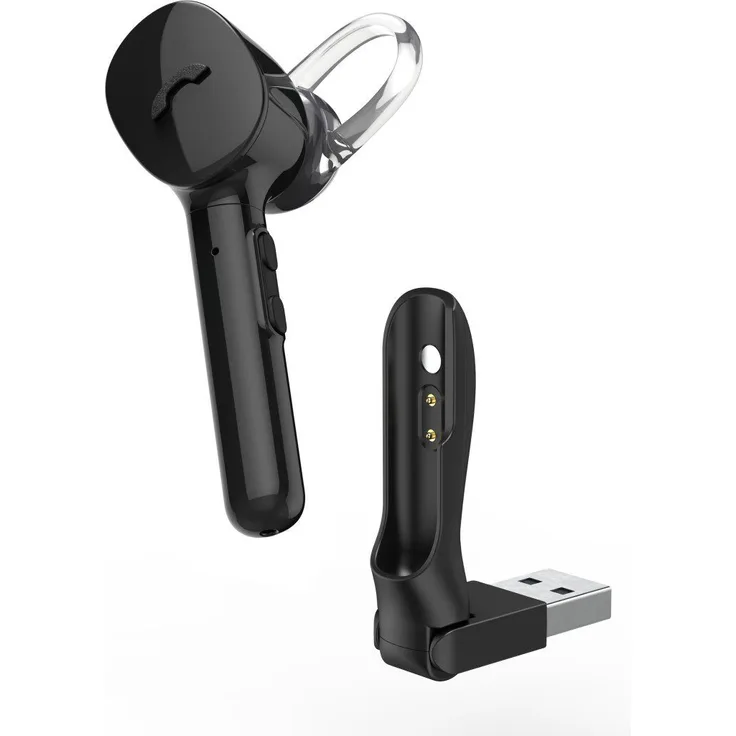 Hama Mono-Bluetooth®Headset MyVoice1300 Multipoint Sprachsteuerung schwarz Wireless-Headset mit Siri und Google Assistant