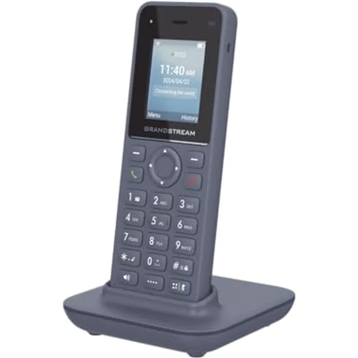 Grandstream WP816, WiFi-Handset mit Multimedia-Technik, schwarz