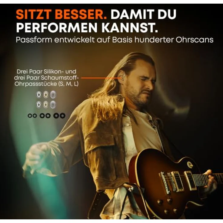 beyerdynamic DT 30 IE, In-Ear Kopfhörer mit dynamischem 1-Weg Treiber, IP54 Schutz, weiß-transparent – Bild 7