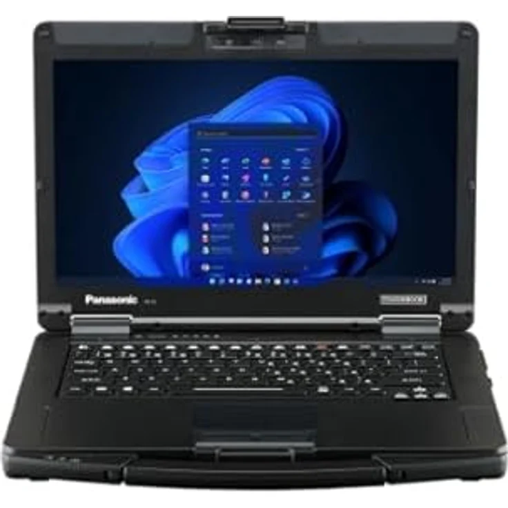 Panasonic TOUGHBOOK FZ-55, 14" Notebook mit Intel Core i5-1345U, 16 GB RAM, 512 GB SSD, spritzwassergeschützt, Schwarz – Bild 1