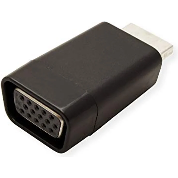 Value 12993113 HDMI Stecker auf VGA Buchse Adapter schwarz – Bild 3
