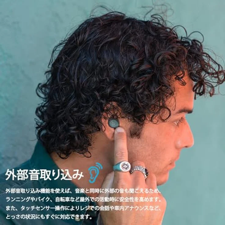 JLab Audio Go Air Pop (5.50 h, Kabellos), Kopfhörer in Grau – Bild 6