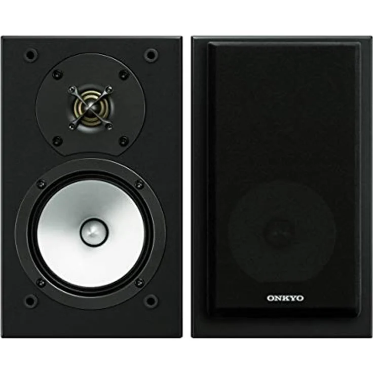 Onkyo D-175B Zweiwege-Bassreflex-Lautsprecher (120 Watt, detailreicher Sound mit kräftigem Bass bei 65 Hz-100 kHz Frequenzbereich, für Heimkino, HiFi Anlage, Wohnzimmer) Schwarz Kompakt-Lautsprecher - 120 Watt - schwarz – Bild 3