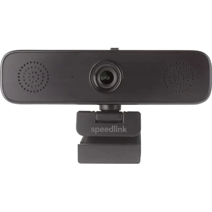 Speedlink AUDIVIS Full HD Conference Webcam – 100° Bildwinkel, integrierte Lautsprecher, schwarz – Bild 2