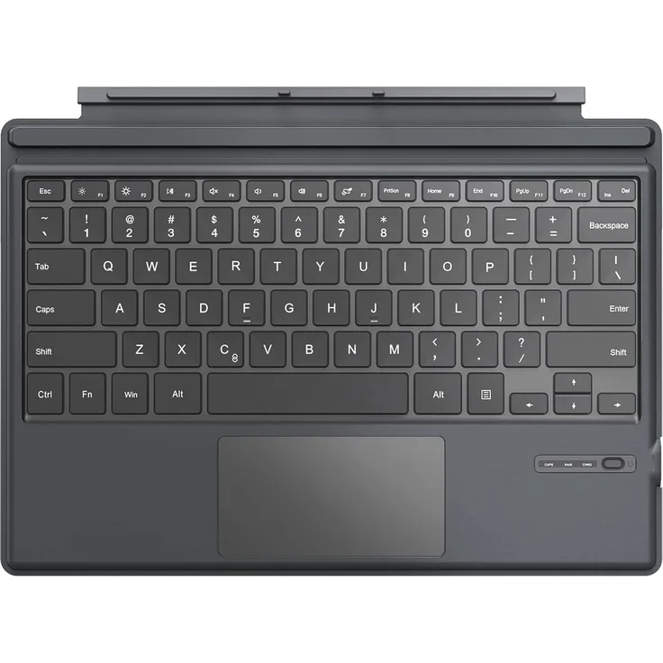 MoKo kabellose Tastatur Grau - für Surface Pro 7 Plus/ 7/Pro 6/Pro 5/Pro 4/Pro 3