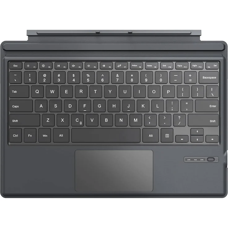 MoKo kabellose Tastatur Grau - für Surface Pro 7 Plus/ 7/Pro 6/Pro 5/Pro 4/Pro 3