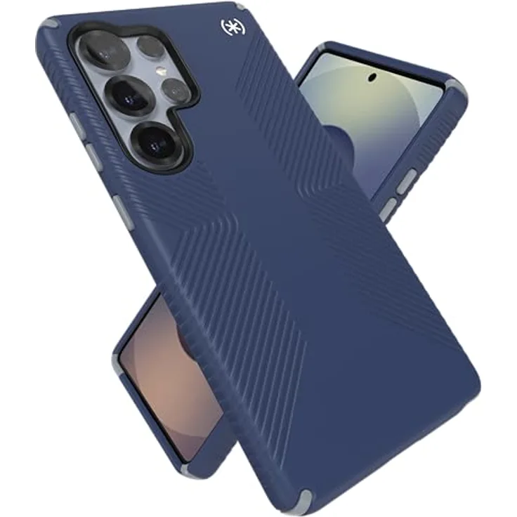Speck Samsung Galaxy S25 Ultra Hülle – Magnet-Hülle mit 3,5 m Fallschutz, rutschfeste Griffe und verbesserte Tasten – Presidio 2 Grip