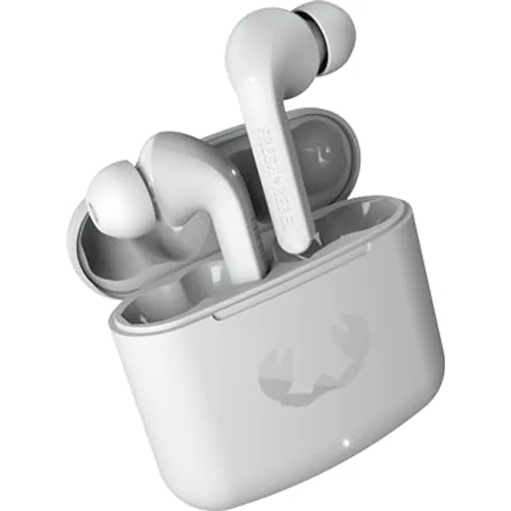 Fresh 'n Rebel Twins Fuse, True Wireless kabellose In-Ear-Bluetooth-Kopfhörer mit Spitze, mit Sprachassistent, Touch-Steuerung und eingebautem Mikrofon, 30 Stunden Spielzeit (Ice Grey)