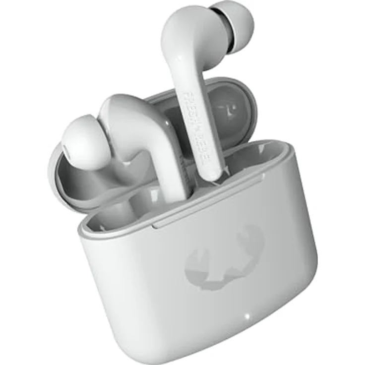 Fresh 'n Rebel Twins Fuse, True Wireless kabellose In-Ear-Bluetooth-Kopfhörer mit Spitze, mit Sprachassistent, Touch-Steuerung und eingebautem Mikrofon, 30 Stunden Spielzeit (Ice Grey) – Bild 1
