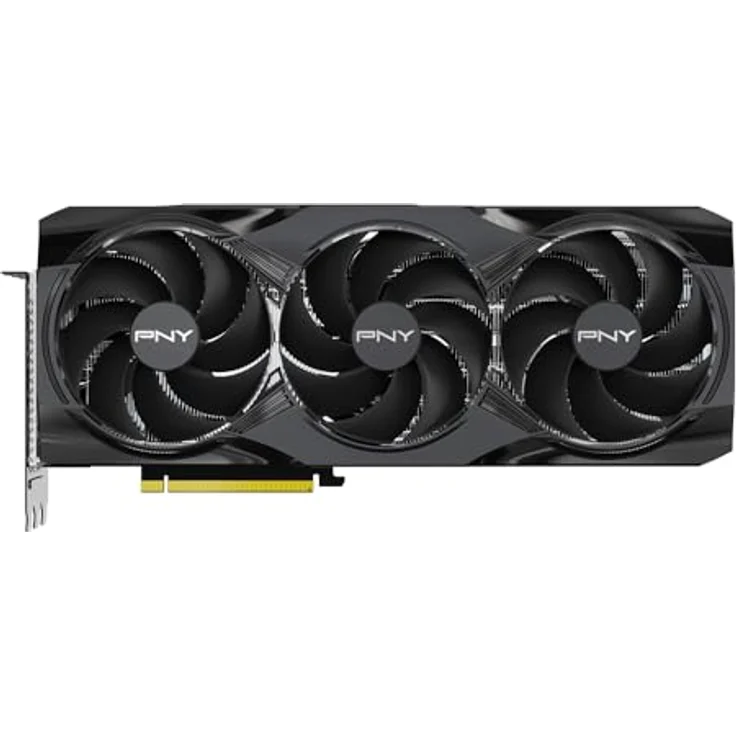 PNY GeForce RTX™ 5080 16GB OC Triple Fan Grafikkarte DLSS 4, mit NVIDIA Blackwell-Architektur und 16 GB GDDR7-Speicher – Bild 3