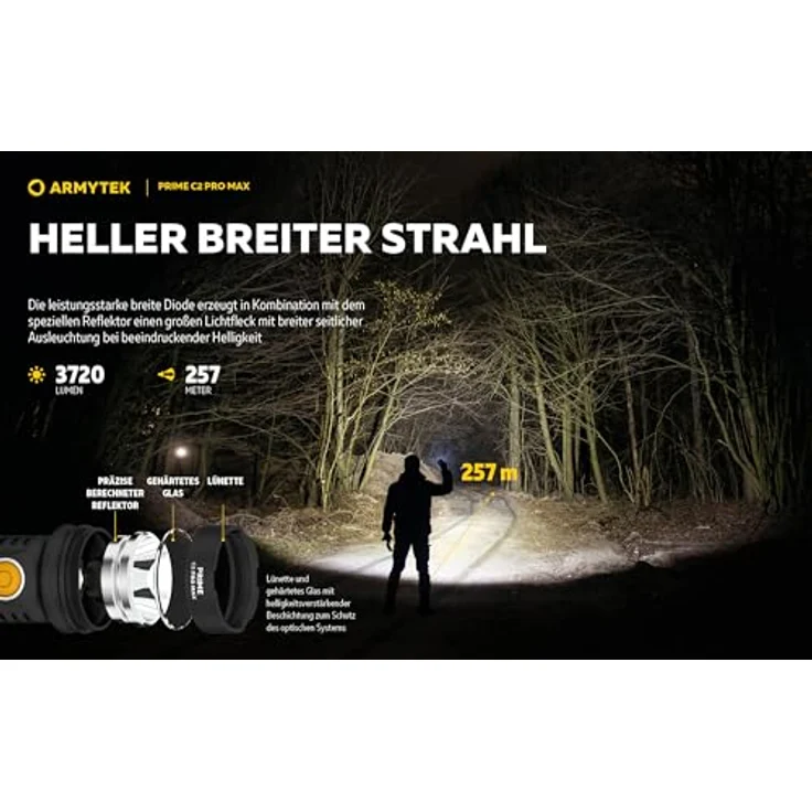 Armytek EDC Taschenlampe Prime C2 Pro Max Warmweiss 3720 lumens – Bild 4